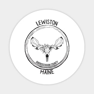 Lewiston Maine Moose Magnet